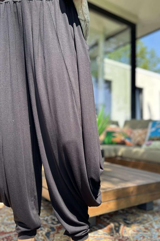 Made in Italy Gili Kite Pant Black